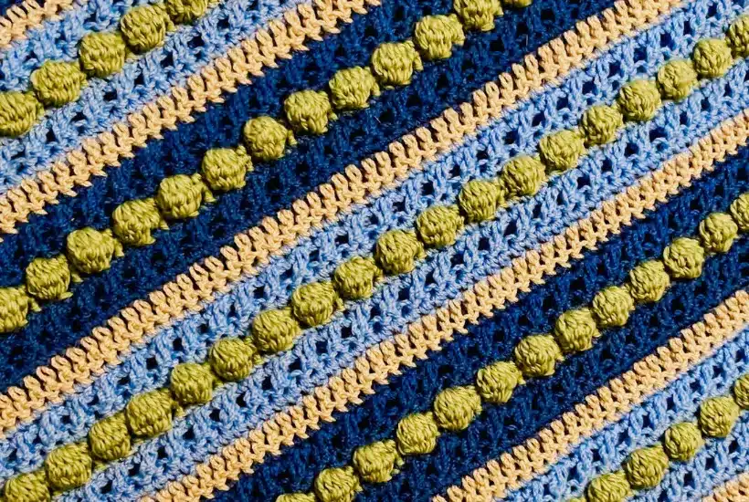 Little boy blue blanket stitches